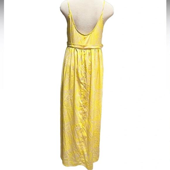 FRNCH Paris Maxi Dress Yellow Size S - Picture 5 of 7